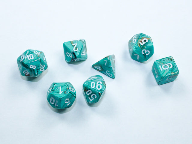 Chessex -  Mini Polyhedral 7 Sided Dice | Nerdhalla Games