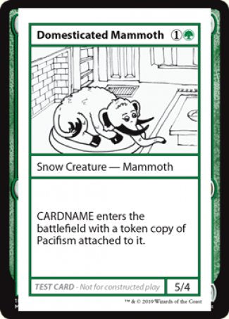 Domesticated Mammoth (2021 Edition) [Mystery Booster Playtest Cards] | Nerdhalla Games