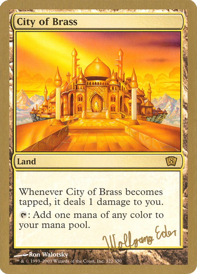 City of Brass (Wolfgang Eder) [World Championship Decks 2003] | Nerdhalla Games