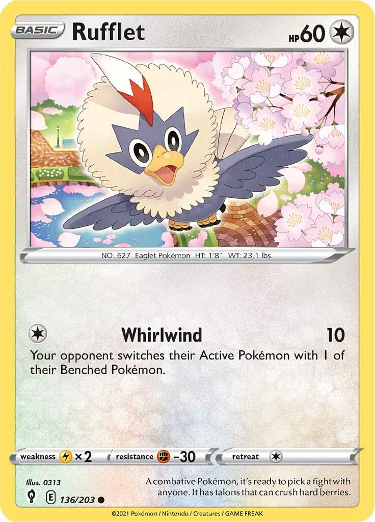 Rufflet (136/203) [Sword & Shield: Evolving Skies] | Nerdhalla Games