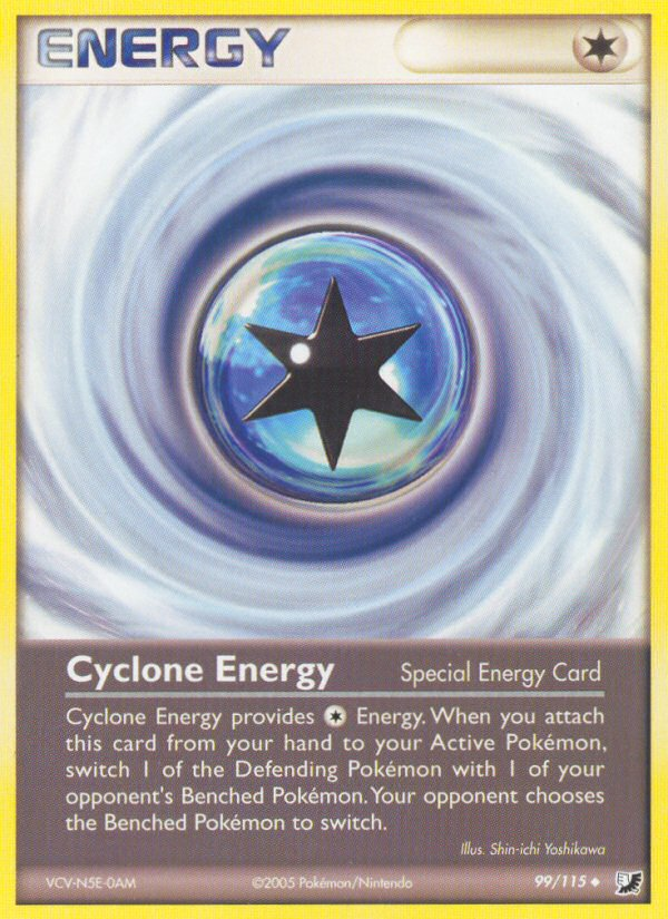 Cyclone Energy (99/115) [EX: Unseen Forces] | Nerdhalla Games