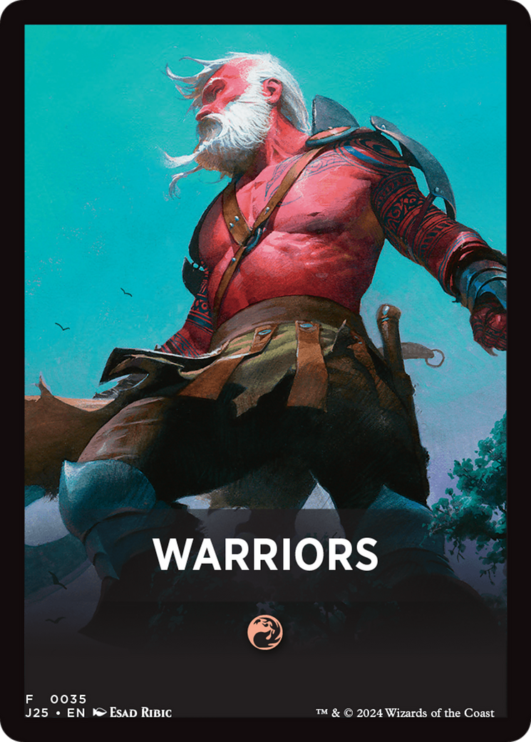 Warriors Theme Card [Foundations Jumpstart Front Cards] | Nerdhalla Games