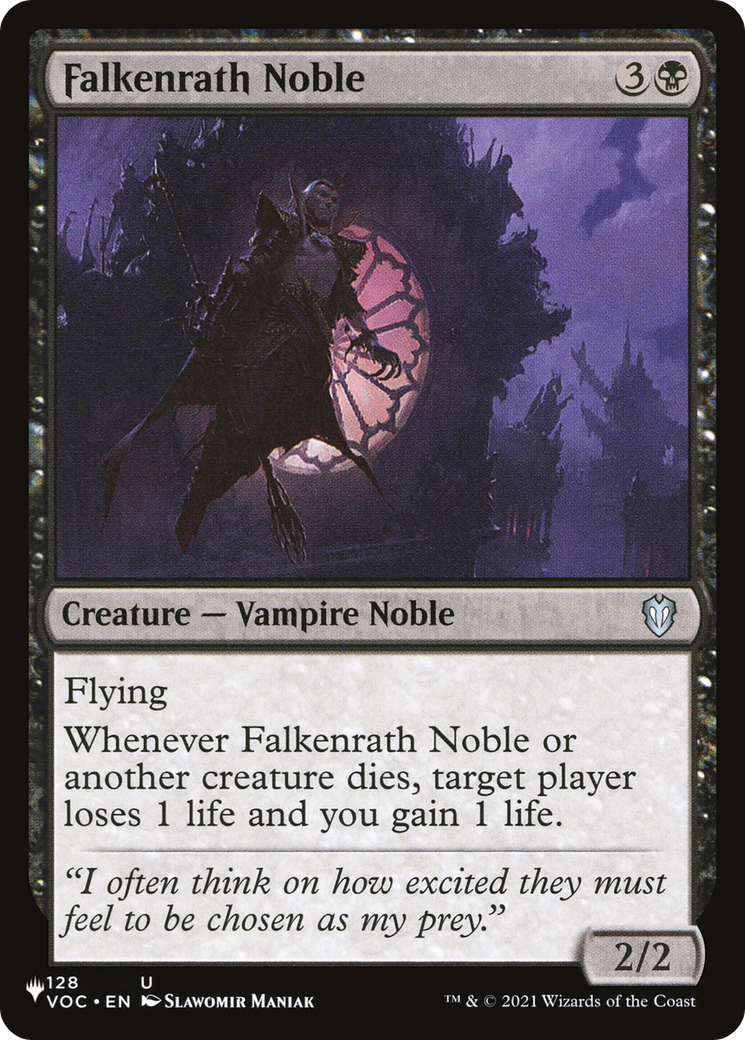 Falkenrath Noble [The List Reprints] | Nerdhalla Games