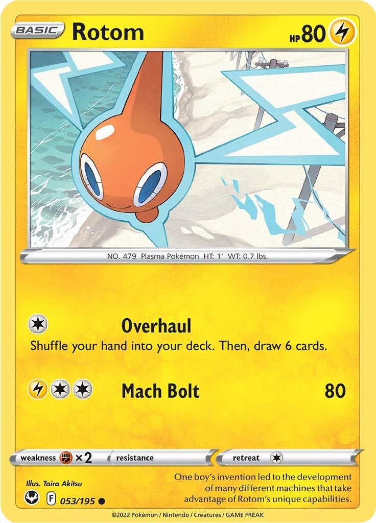 Rotom (053/195) [Sword & Shield: Silver Tempest] | Nerdhalla Games