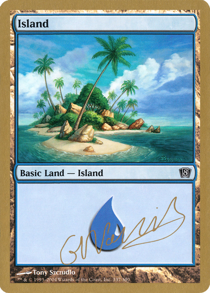 Island (gn337) (Gabriel Nassif) [World Championship Decks 2004] | Nerdhalla Games