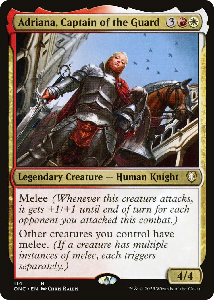 Adriana, Captain of the Guard [Phyrexia: All Will Be One Commander] | Nerdhalla Games