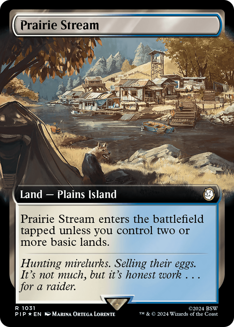 Prairie Stream (Extended Art) (Surge Foil) [Fallout] | Nerdhalla Games