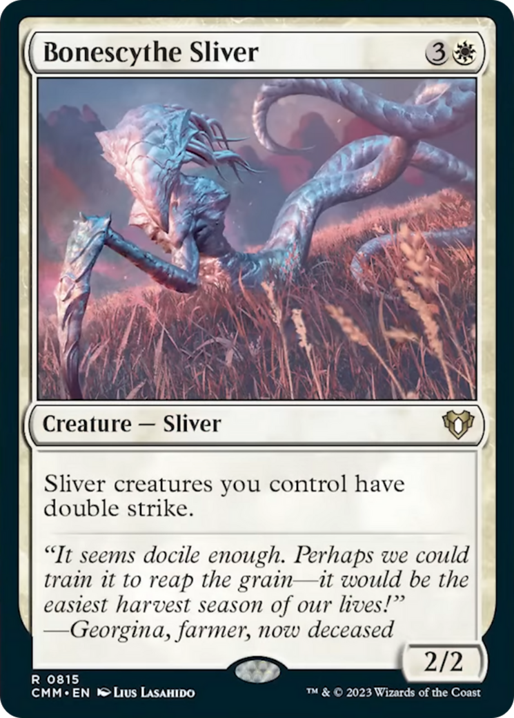 Bonescythe Sliver [Commander Masters] | Nerdhalla Games