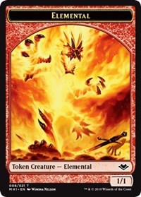 Elemental (008) // Squirrel (015) Double-Sided Token [Modern Horizons Tokens] | Nerdhalla Games