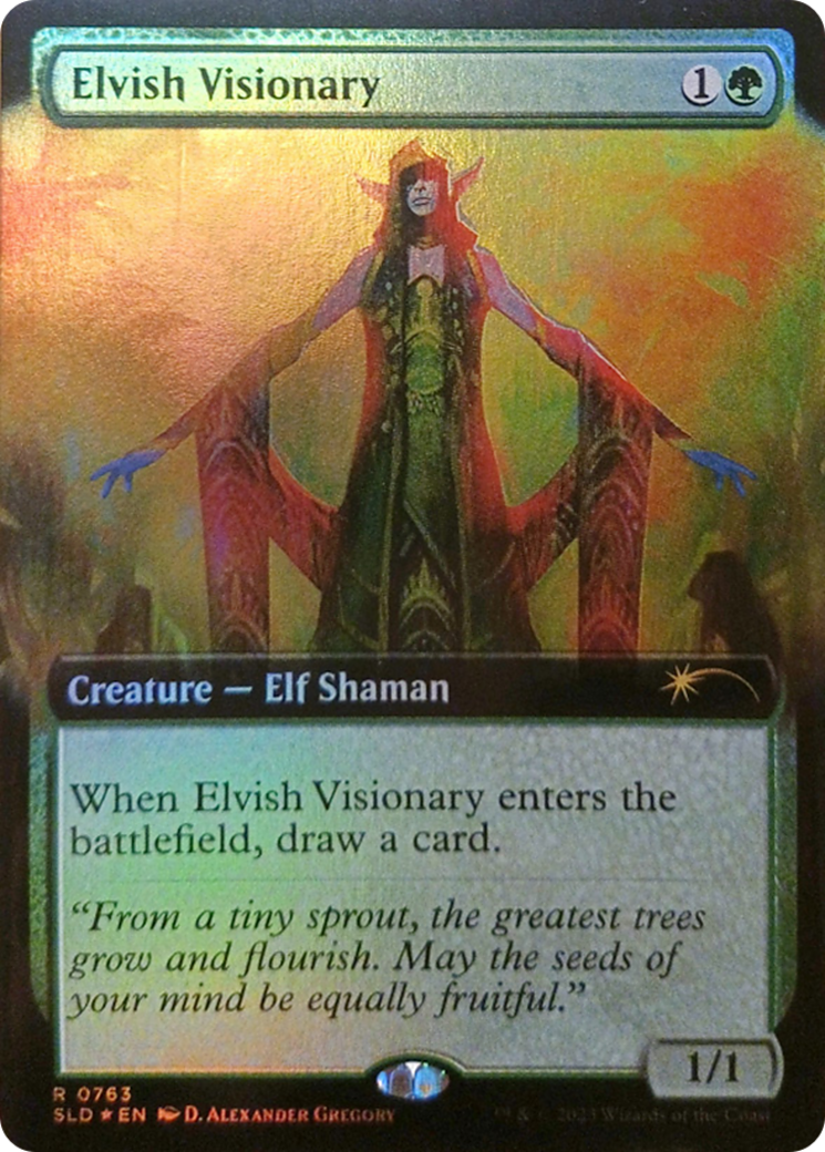 Elvish Visionary (Extended Art) [Secret Lair Drop Series] | Nerdhalla Games