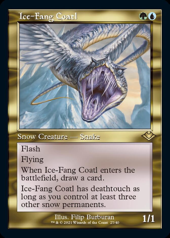 Ice-Fang Coatl (Retro) [Modern Horizons] | Nerdhalla Games