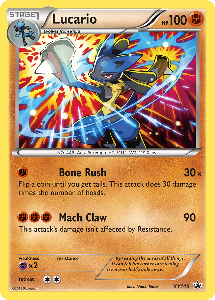 Lucario (XY140) [XY: Black Star Promos] | Nerdhalla Games