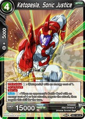 Katopesla, Sonic Justice (Divine Multiverse Draft Tournament) (DB2-148) [Tournament Promotion Cards] | Nerdhalla Games