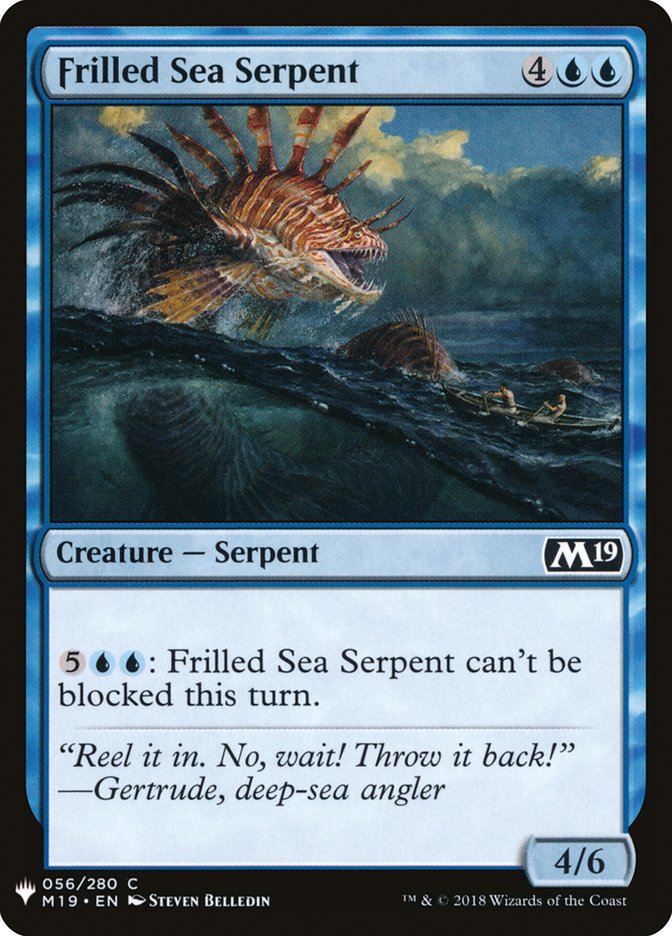 Frilled Sea Serpent [Mystery Booster] | Nerdhalla Games