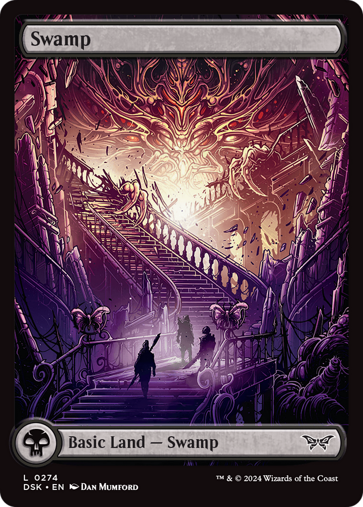 Swamp (274) - Full Art [Duskmourn: House of Horror] | Nerdhalla Games