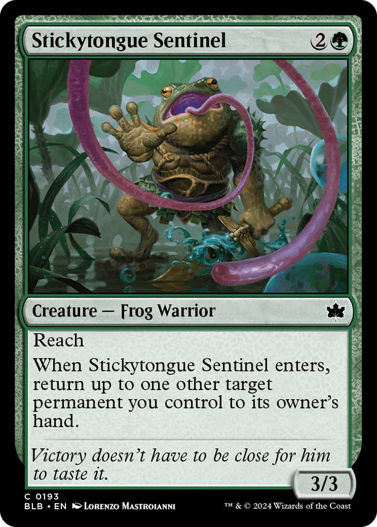 Stickytongue Sentinel [Bloomburrow] | Nerdhalla Games