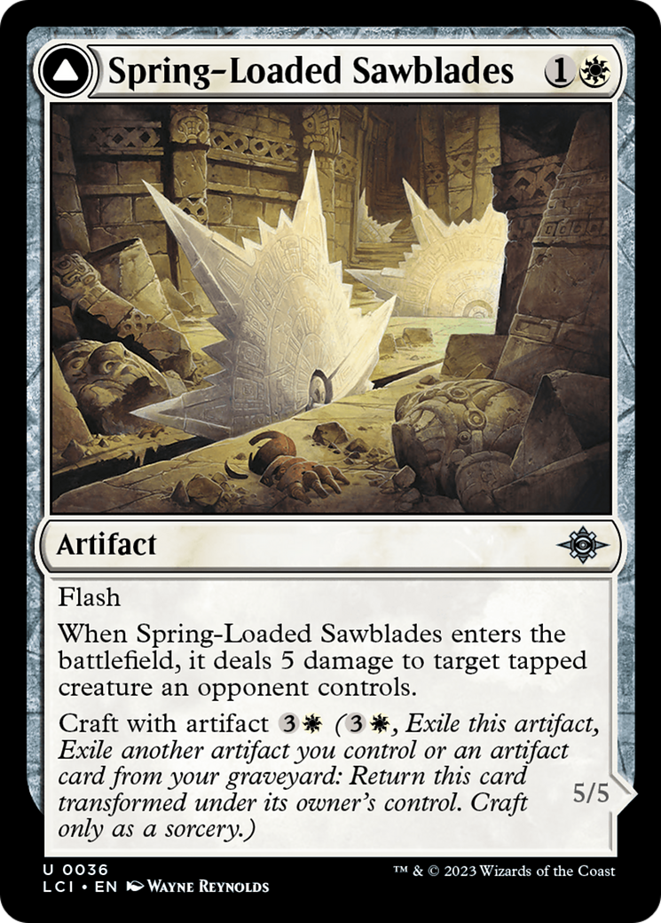 Spring-Loaded Sawblades // Bladewheel Chariot [The Lost Caverns of Ixalan] | Nerdhalla Games