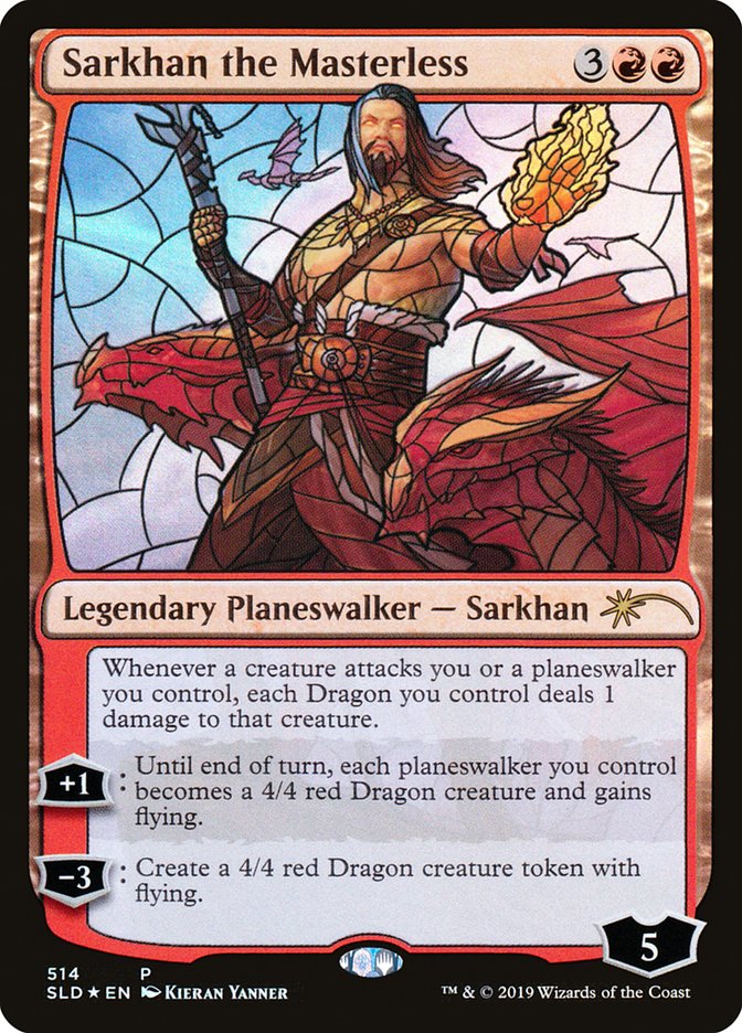 Sarkhan the Masterless (Stained Glass) [Secret Lair Drop Promos] | Nerdhalla Games