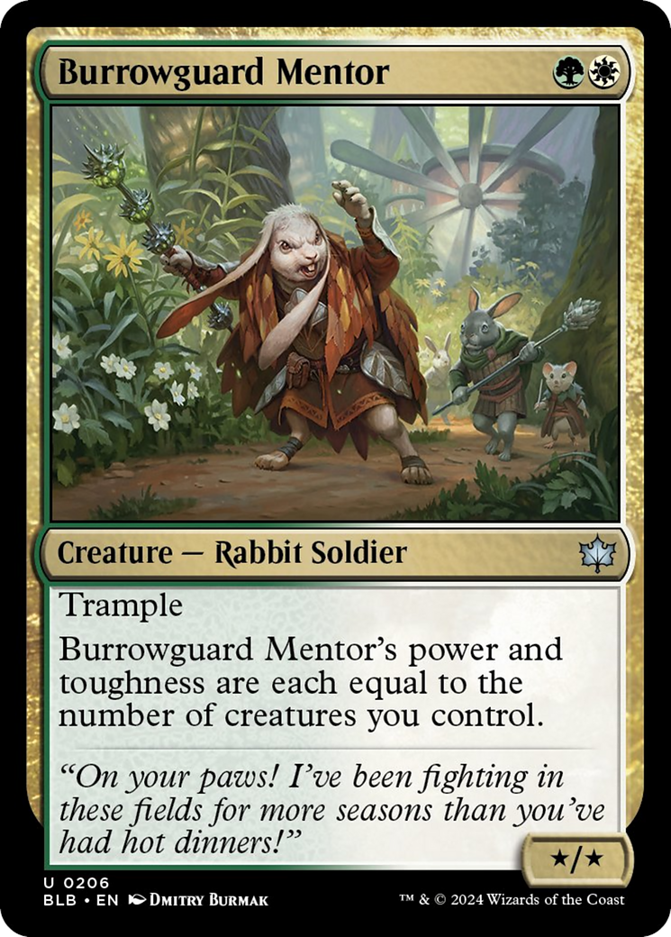 Burrowguard Mentor [Bloomburrow] | Nerdhalla Games