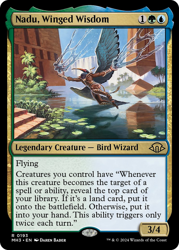 Nadu, Winged Wisdom [Modern Horizons 3] | Nerdhalla Games