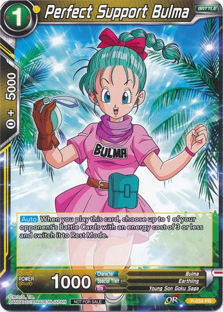 Perfect Support Bulma (Non-Foil) (P-034) [Promotion Cards] | Nerdhalla Games