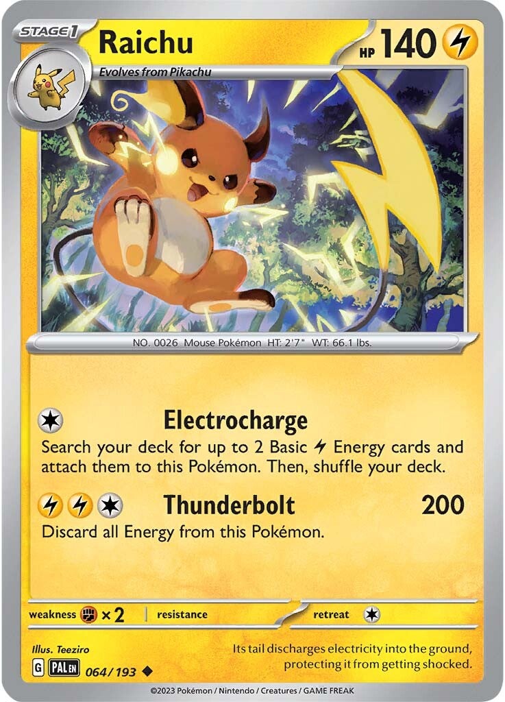 Raichu (064/193) [Scarlet & Violet: Paldea Evolved] | Nerdhalla Games