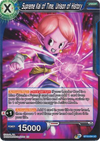 Supreme Kai of Time, Unison of History (BT10-034) [Rise of the Unison Warrior 2nd Edition] | Nerdhalla Games