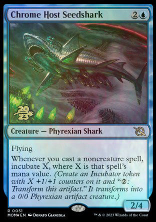 Chrome Host Seedshark [March of the Machine Prerelease Promos] | Nerdhalla Games