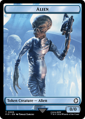 Alien // Clue Double-Sided Token [Fallout Tokens] | Nerdhalla Games