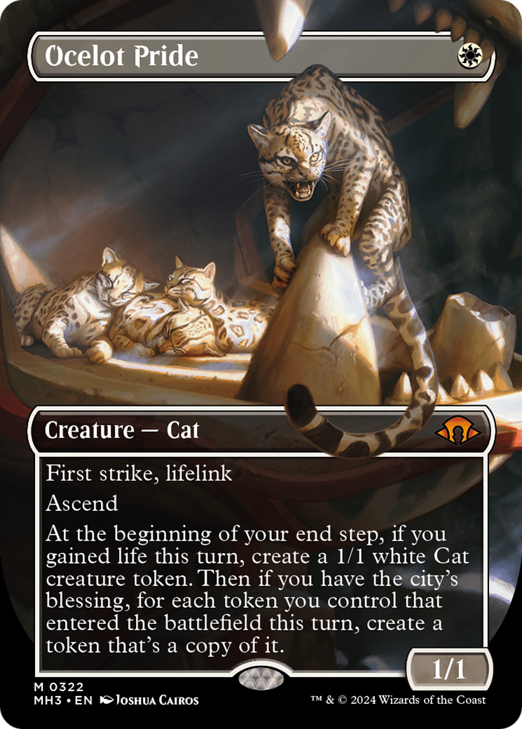 Ocelot Pride (Borderless) [Modern Horizons 3] | Nerdhalla Games