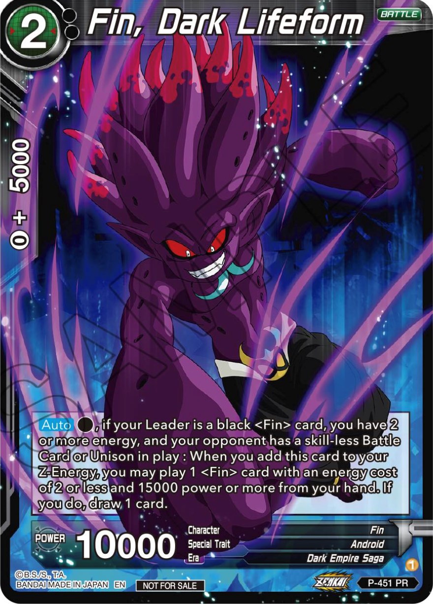 Fin, Dark Lifeform (P-451) [Tournament Promotion Cards] | Nerdhalla Games