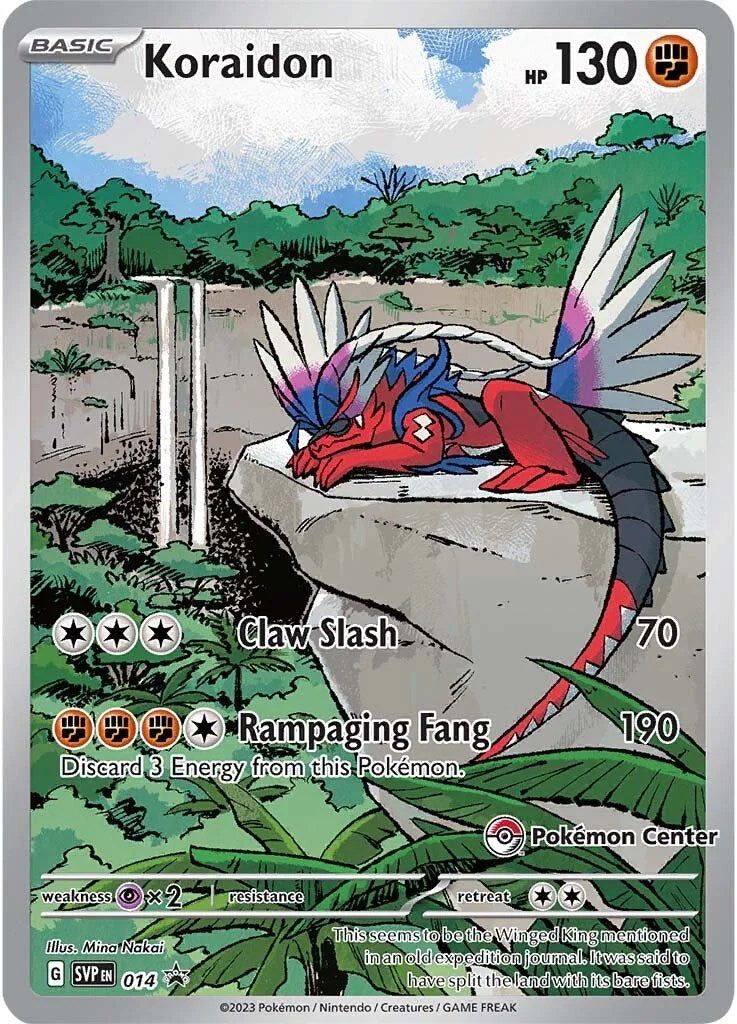 Koraidon (124/198) (Pokemon Center Exclusive) [Scarlet & Violet: Black Star Promos] | Nerdhalla Games