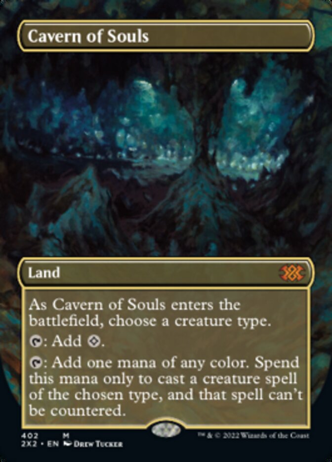 Cavern of Souls (Borderless Alternate Art) [Double Masters 2022] | Nerdhalla Games