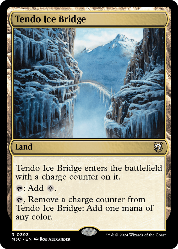 Tendo Ice Bridge (Ripple Foil) [Modern Horizons 3 Commander] | Nerdhalla Games