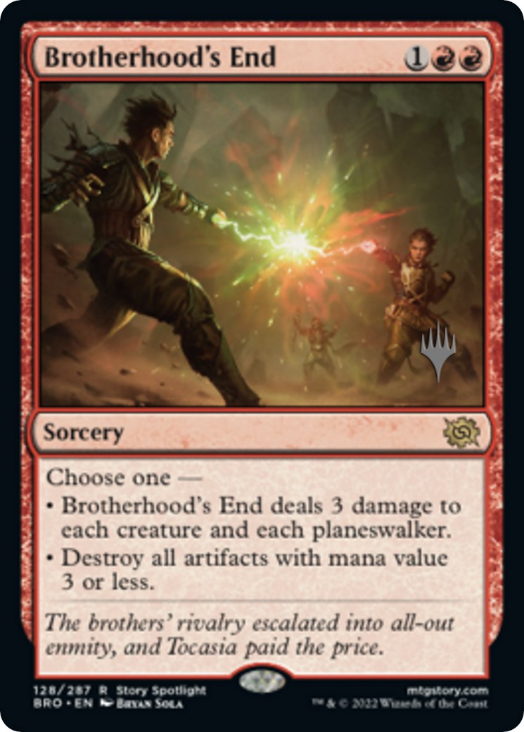 Brotherhood's End (Promo Pack) [The Brothers' War Promos] | Nerdhalla Games