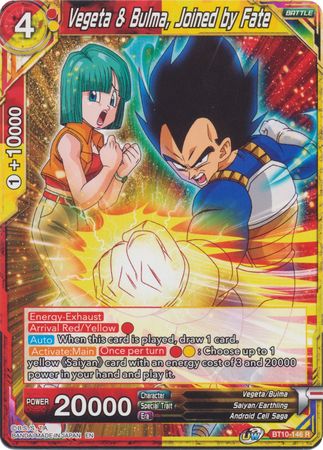 Vegeta & Bulma, Joined by Fate (BT10-146) [Rise of the Unison Warrior 2nd Edition] | Nerdhalla Games