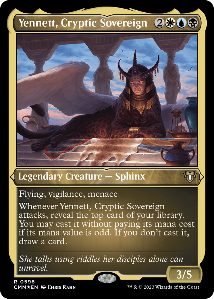 Yennett, Cryptic Sovereign (Foil Etched) [Commander Masters] | Nerdhalla Games