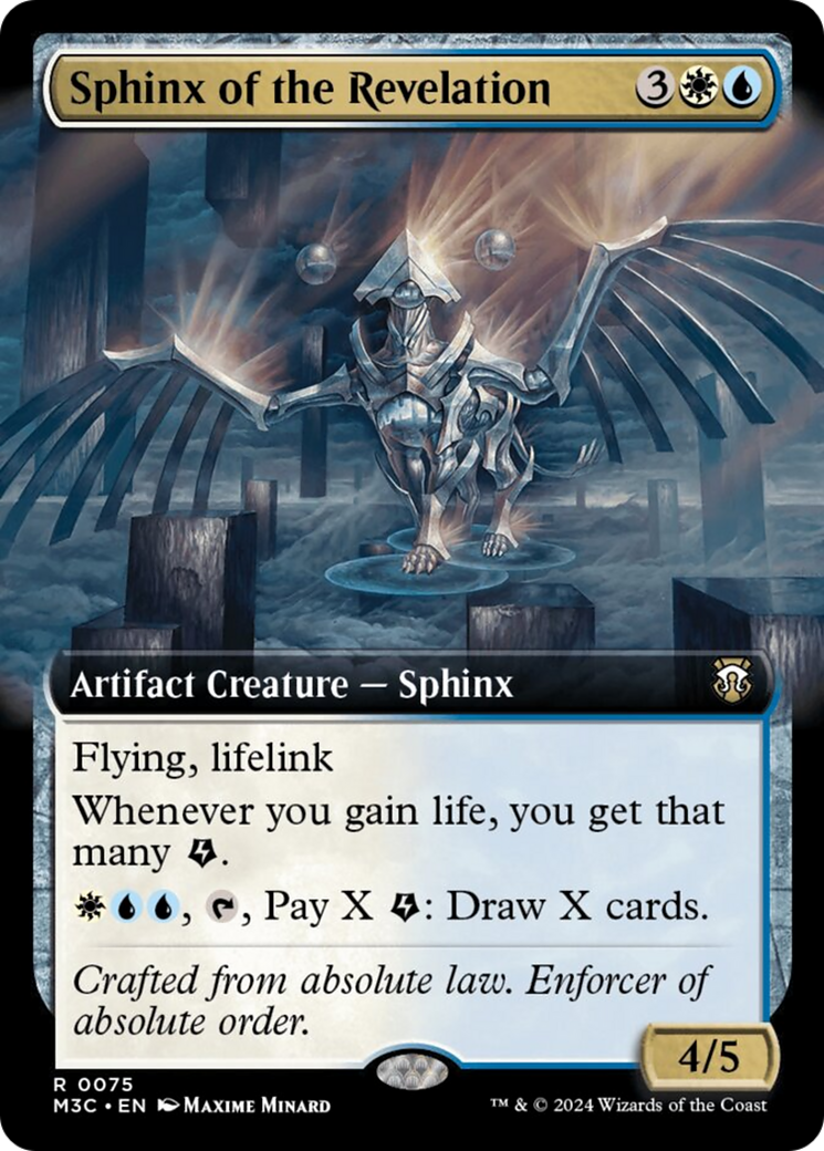 Sphinx of the Revelation (Extended Art) [Modern Horizons 3 Commander] | Nerdhalla Games