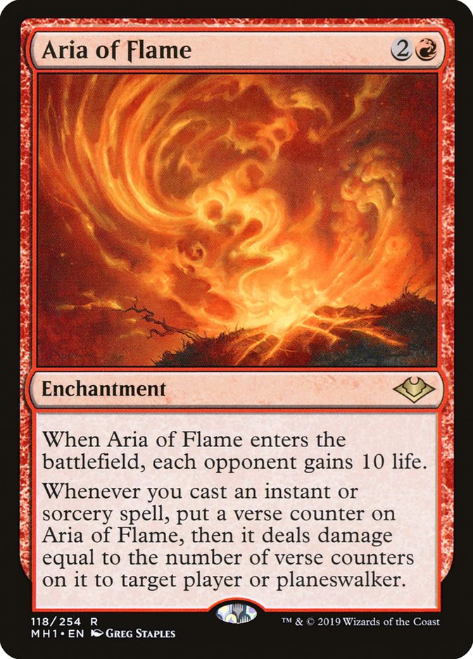 Aria of Flame [Modern Horizons] | Nerdhalla Games