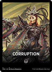 Corruption Theme Card [Phyrexia: All Will Be One Tokens] | Nerdhalla Games