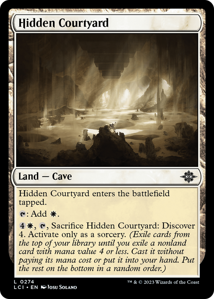 Hidden Courtyard [The Lost Caverns of Ixalan] | Nerdhalla Games