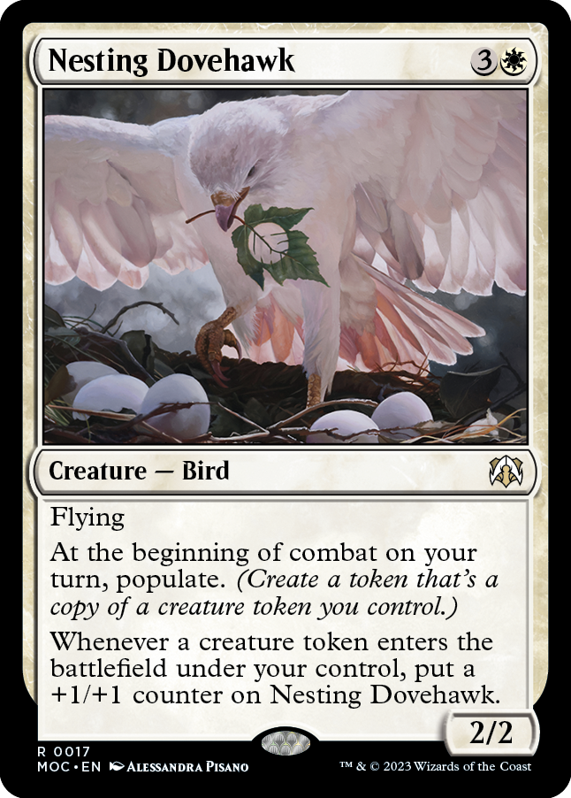 Nesting Dovehawk [March of the Machine Commander] | Nerdhalla Games