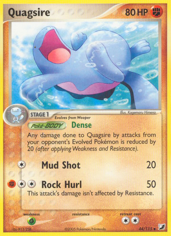 Quagsire (44/115) [EX: Unseen Forces] | Nerdhalla Games