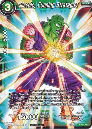 Piccolo, Cunning Strategist (Power Booster) (P-114) [Promotion Cards] | Nerdhalla Games