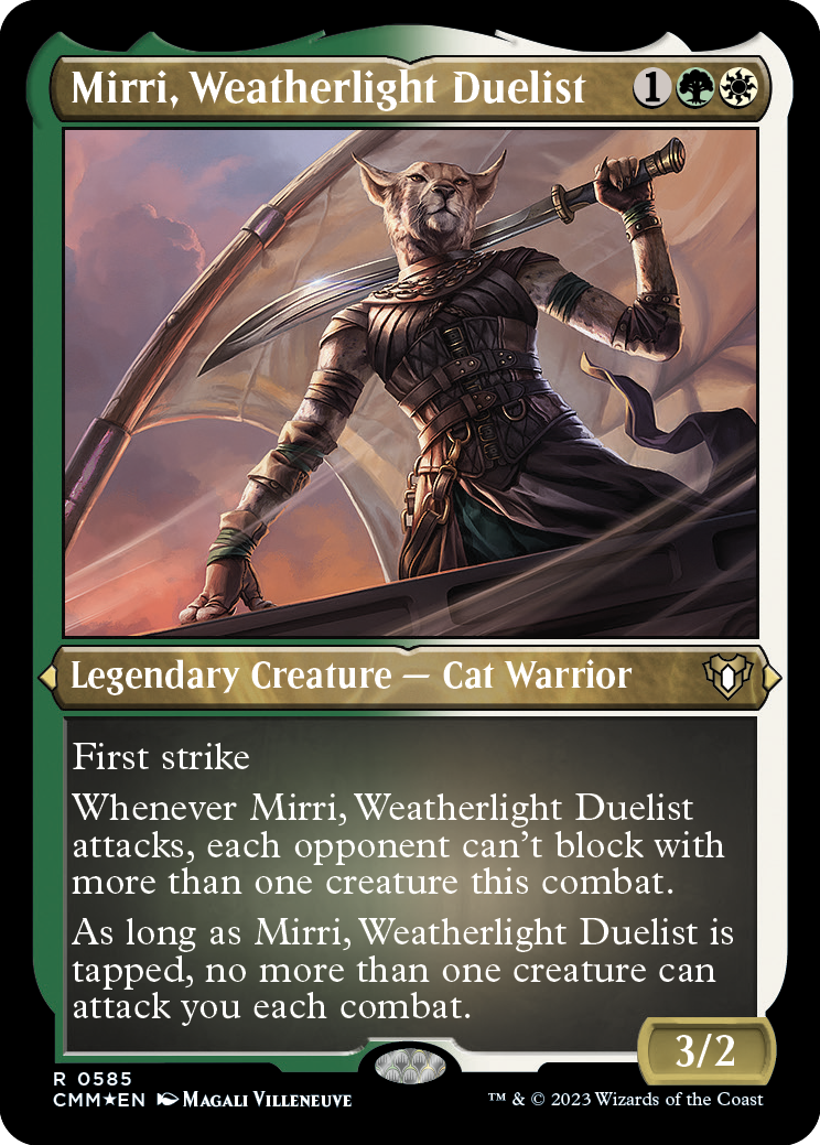 Mirri, Weatherlight Duelist (Foil Etched) [Commander Masters] | Nerdhalla Games