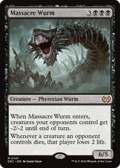 Massacre Wurm [Duskmourn: House of Horror Commander] | Nerdhalla Games