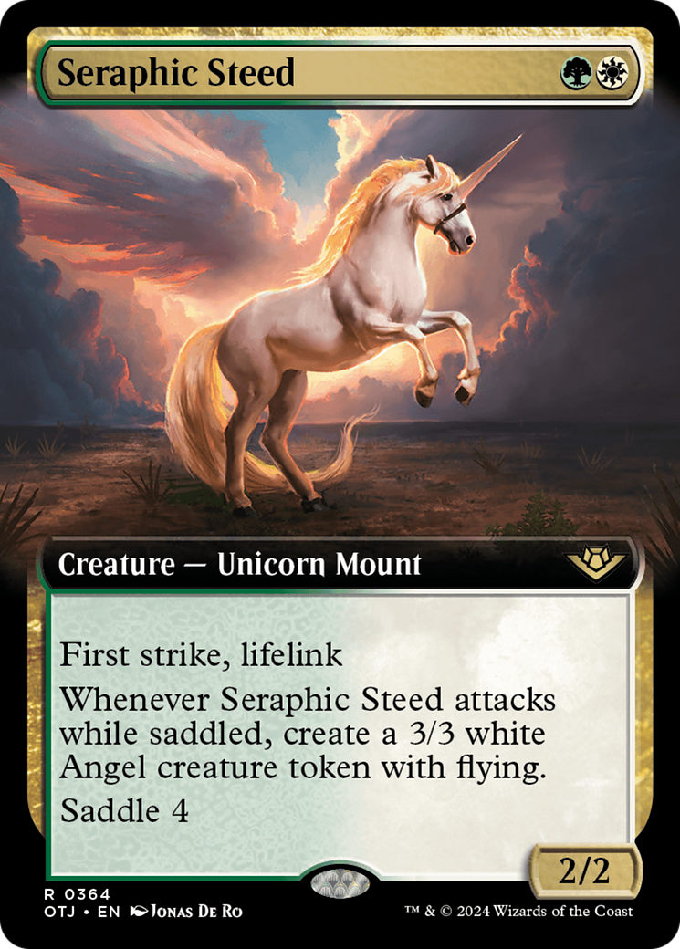 Seraphic Steed (Extended Art) [Outlaws of Thunder Junction] | Nerdhalla Games