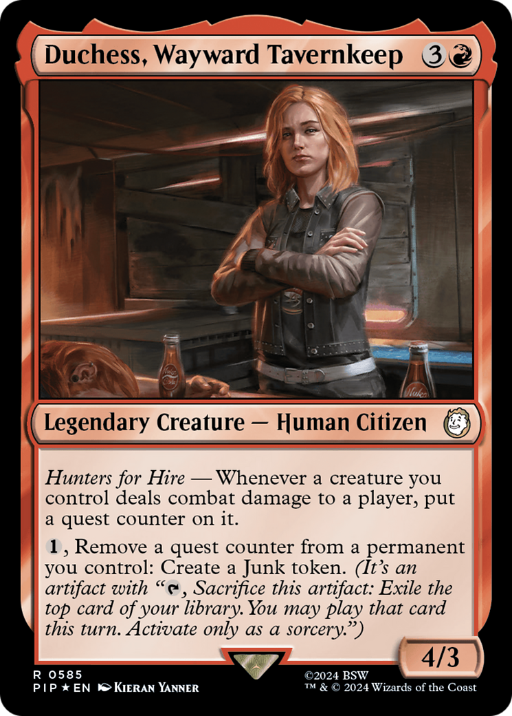 Duchess, Wayward Tavernkeep (Surge Foil) [Fallout] | Nerdhalla Games