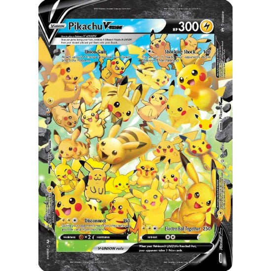 Pikachu V-UNION (Jumbo Card) [Sword & Shield: Black Star Promos] | Nerdhalla Games