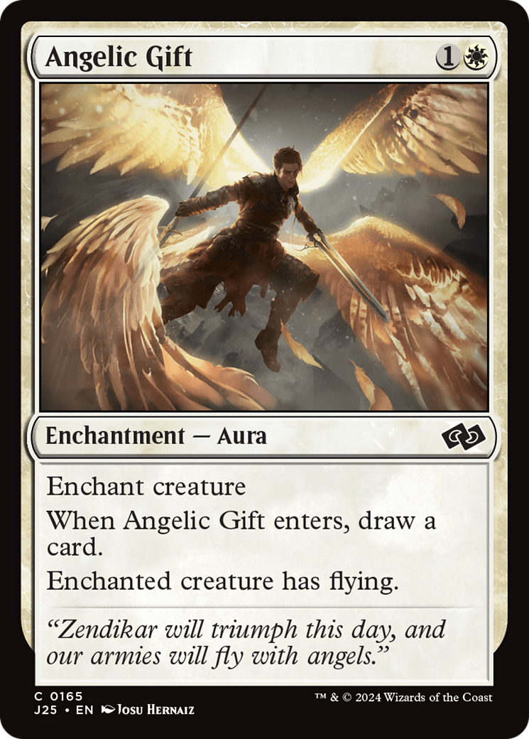 Angelic Gift [Foundations Jumpstart] | Nerdhalla Games